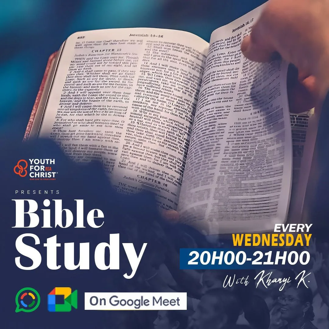 Youth gathered for Bible Study fellowship and learning